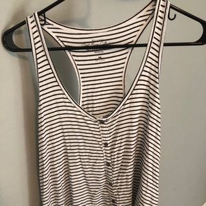 Hollister button down tank top